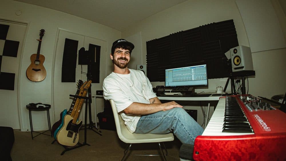 Zeph Park in his studio
